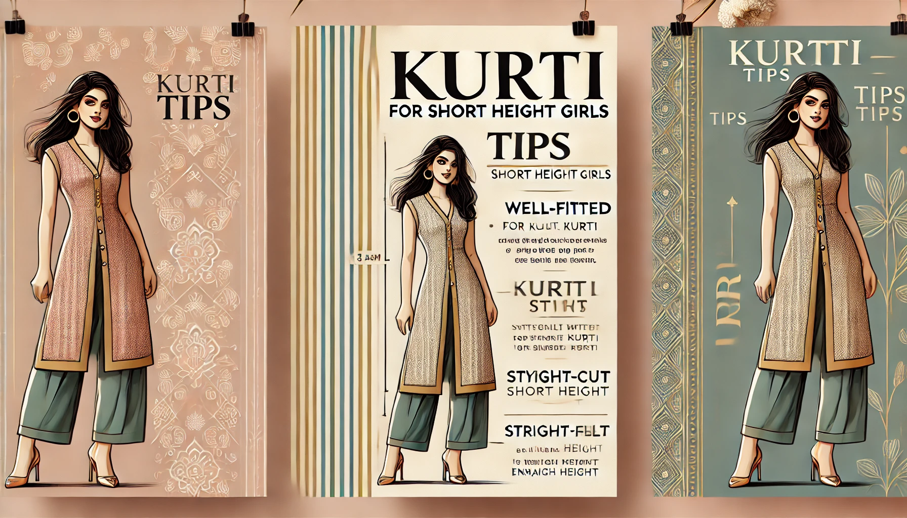 Kurti Tips for Short Height Girls