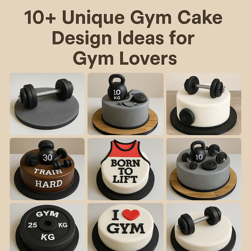 Unique Gym Cake Design