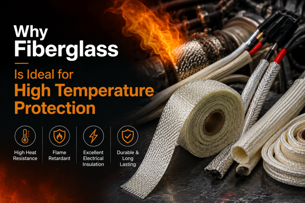 Why Fiberglass Is Ideal for High Temperature Protection